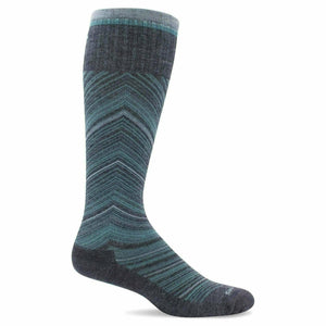 Sockwell Womens Full Flattery Moderate Compression Knee High Socks  -  Small/Medium / Charcoal