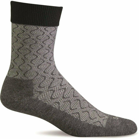 Sockwell Womens Softie Relaxed Fit Crew Socks  -  Small/Medium / Charcoal