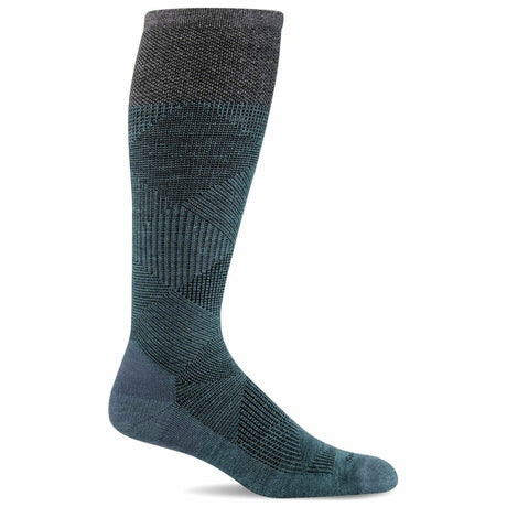 Sockwell Mens Diamond Dandy Moderate Compression Socks  -  Medium/Large / Blueridge