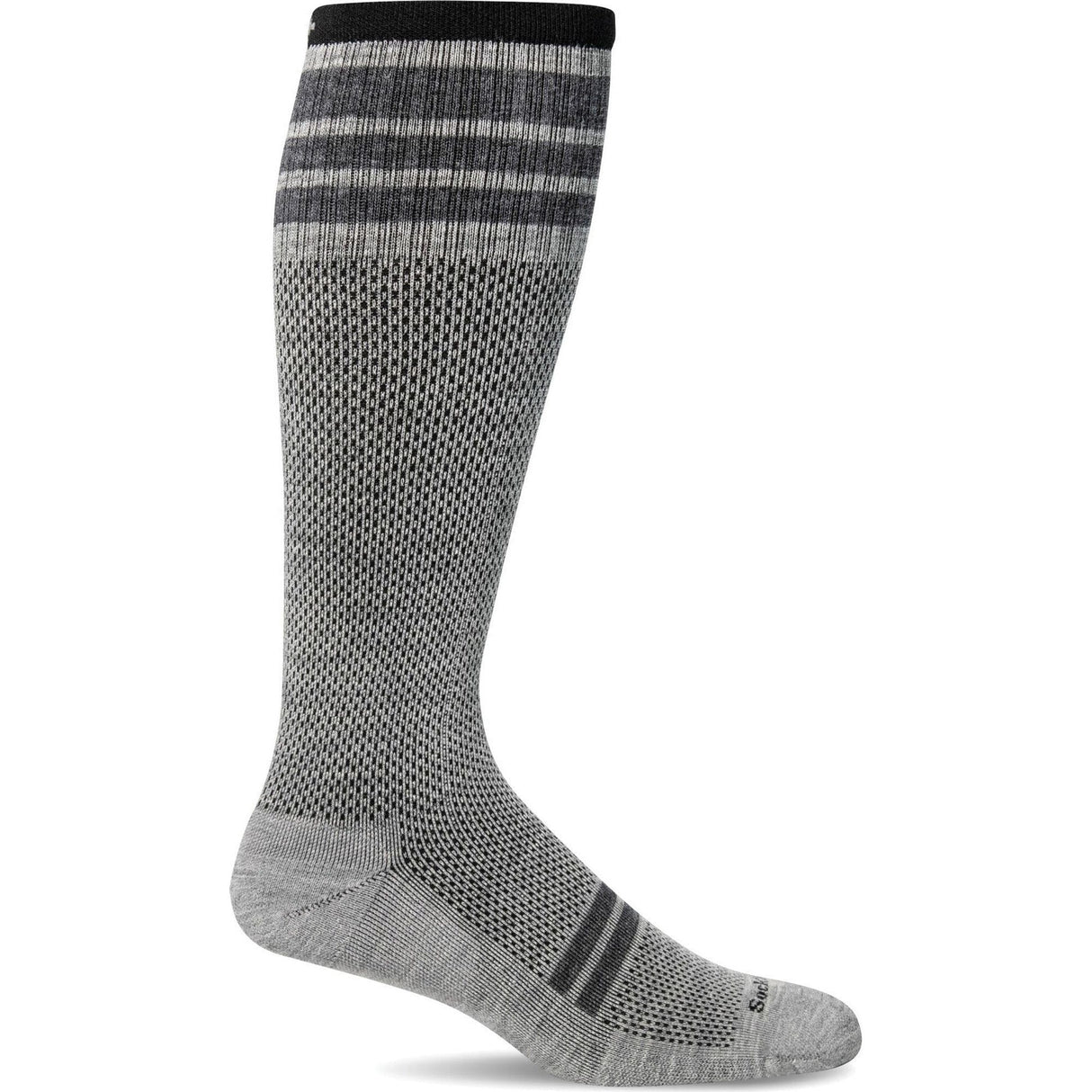 Sockwell Mens Speedway Firm Compression OTC Socks  -  Medium/Large / Light Grey