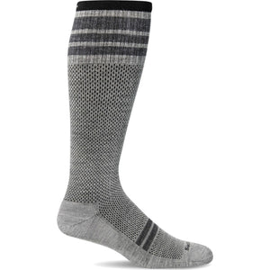 Sockwell Mens Speedway Firm Compression OTC Socks  -  Medium/Large / Light Gray