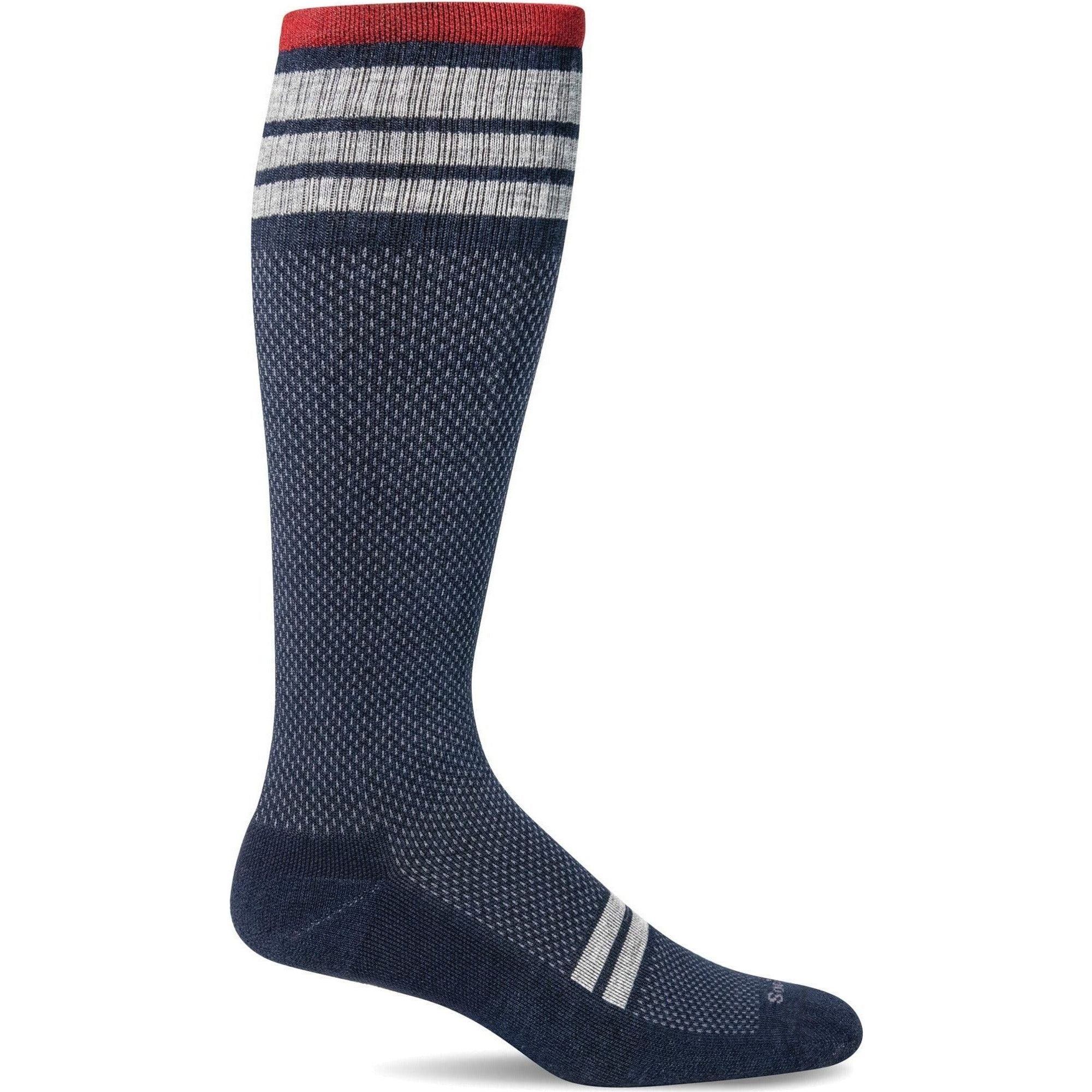 Sockwell Mens Speedway Firm Compression Socks  -  Medium/Large / Navy