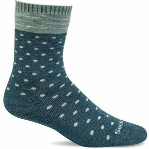 Sockwell Womens Plush Relaxed Fit Crew Socks  -  Small/Medium / Blue Ridge