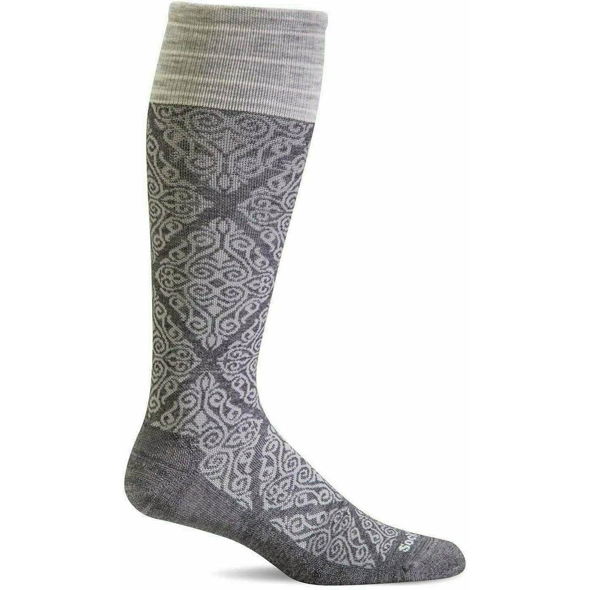 Sockwell Womens The Raj Firm Compression Knee High Socks  -  Small/Medium / Charcoal