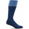 Sockwell Womens The Raj Firm Compression Knee High Socks  -  Small/Medium / Navy
