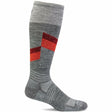 Sockwell Mens Steep Medium Moderate Compression Socks  -  Medium/Large / Gray