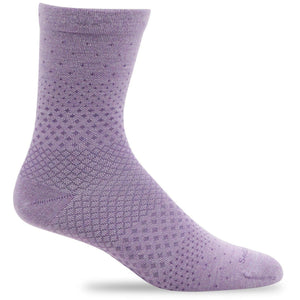 Sockwell Womens Plantar Ease Firm Compression Crew Socks  -  Small/Medium / Lavender