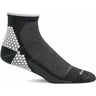 Sockwell Mens Plantar Sport Firm Compression Quarter Socks  -  Medium/Large / Black