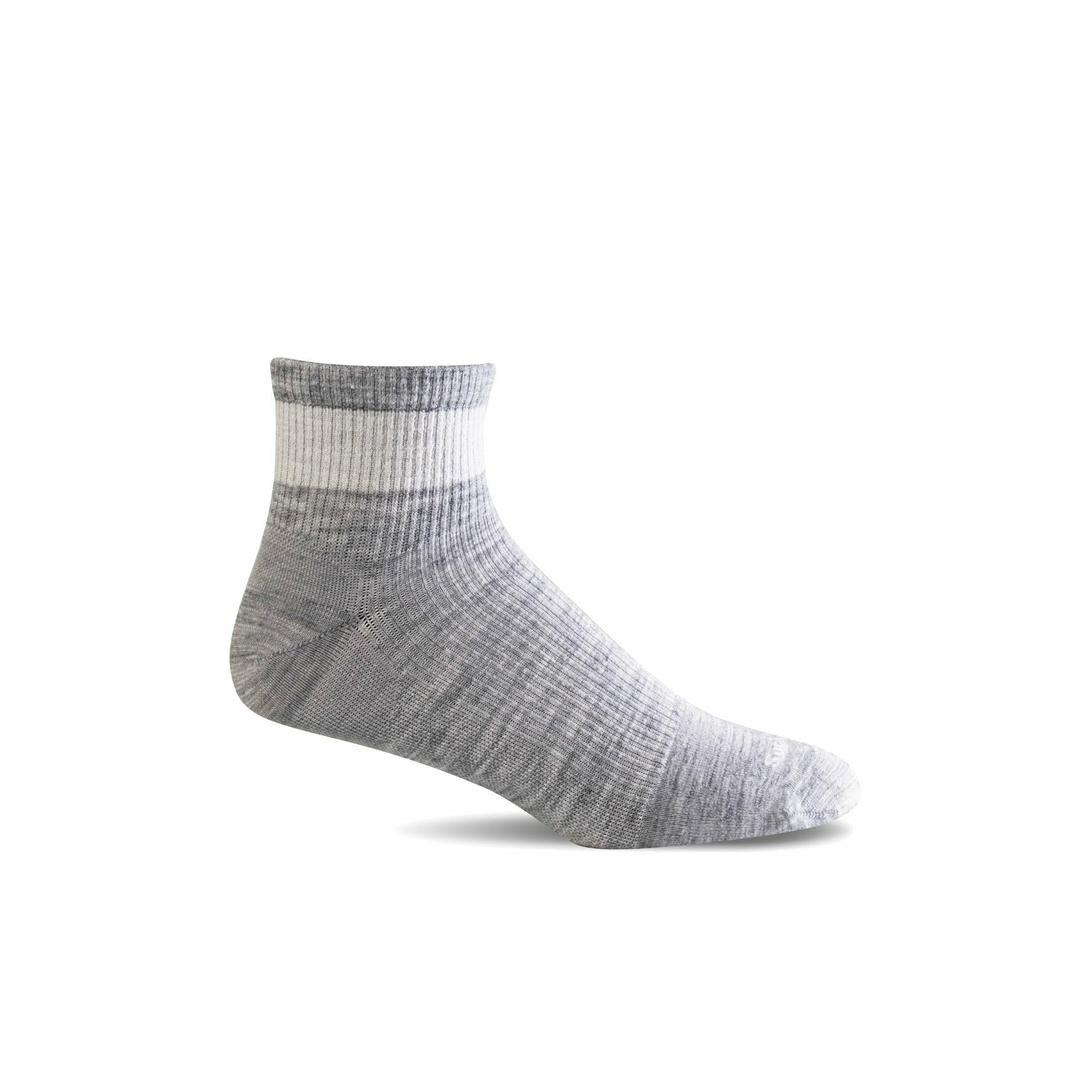 Sockwell Mens Plantar Relief Mini Crew Socks  -  Medium/Large / Light Gray