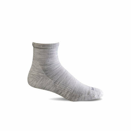 Sockwell Womens Elevate Quarter Moderate Compression Socks  -  Small/Medium / Ash