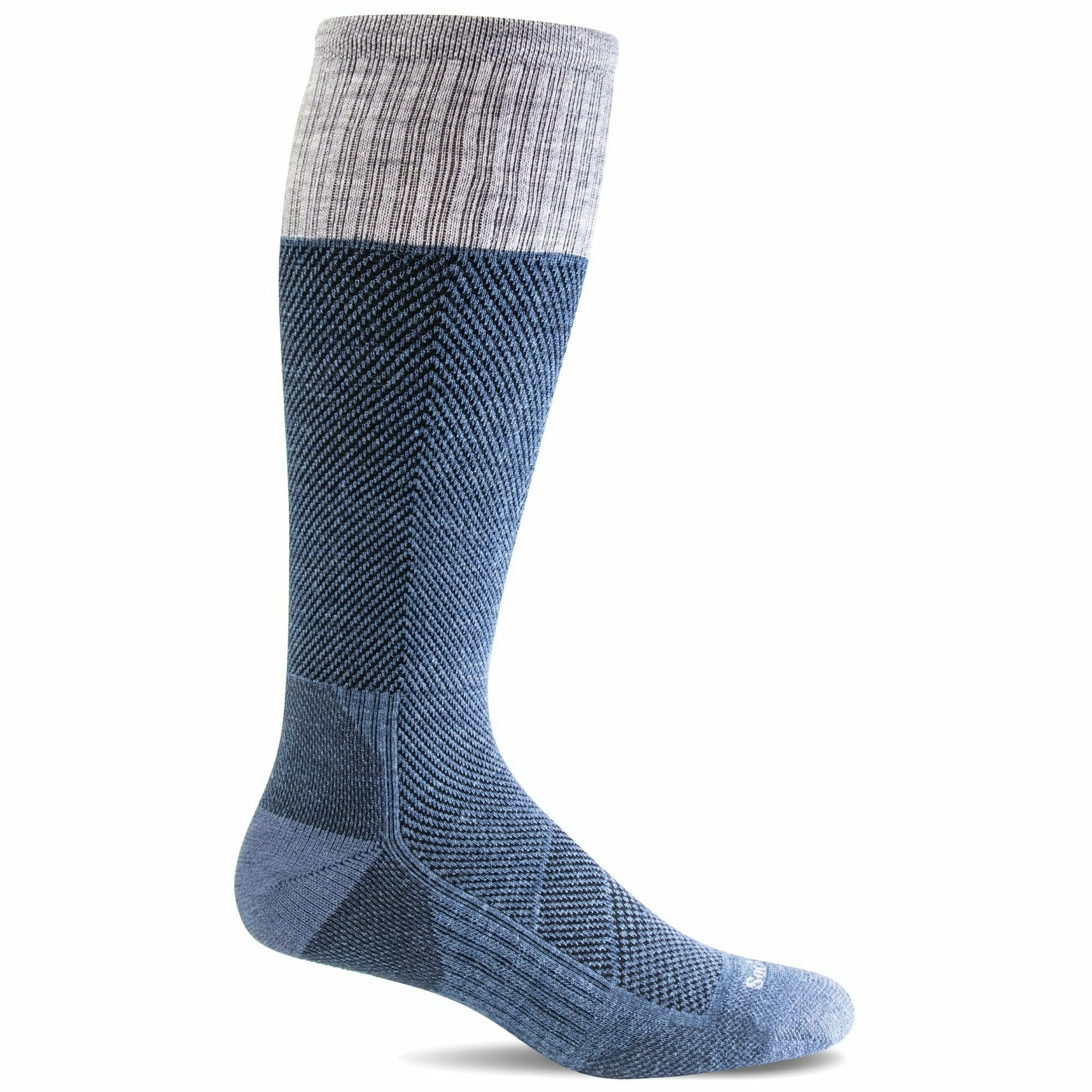 Sockwell Mens Elevate Moderate Compression Socks  -  Medium/Large / Denim