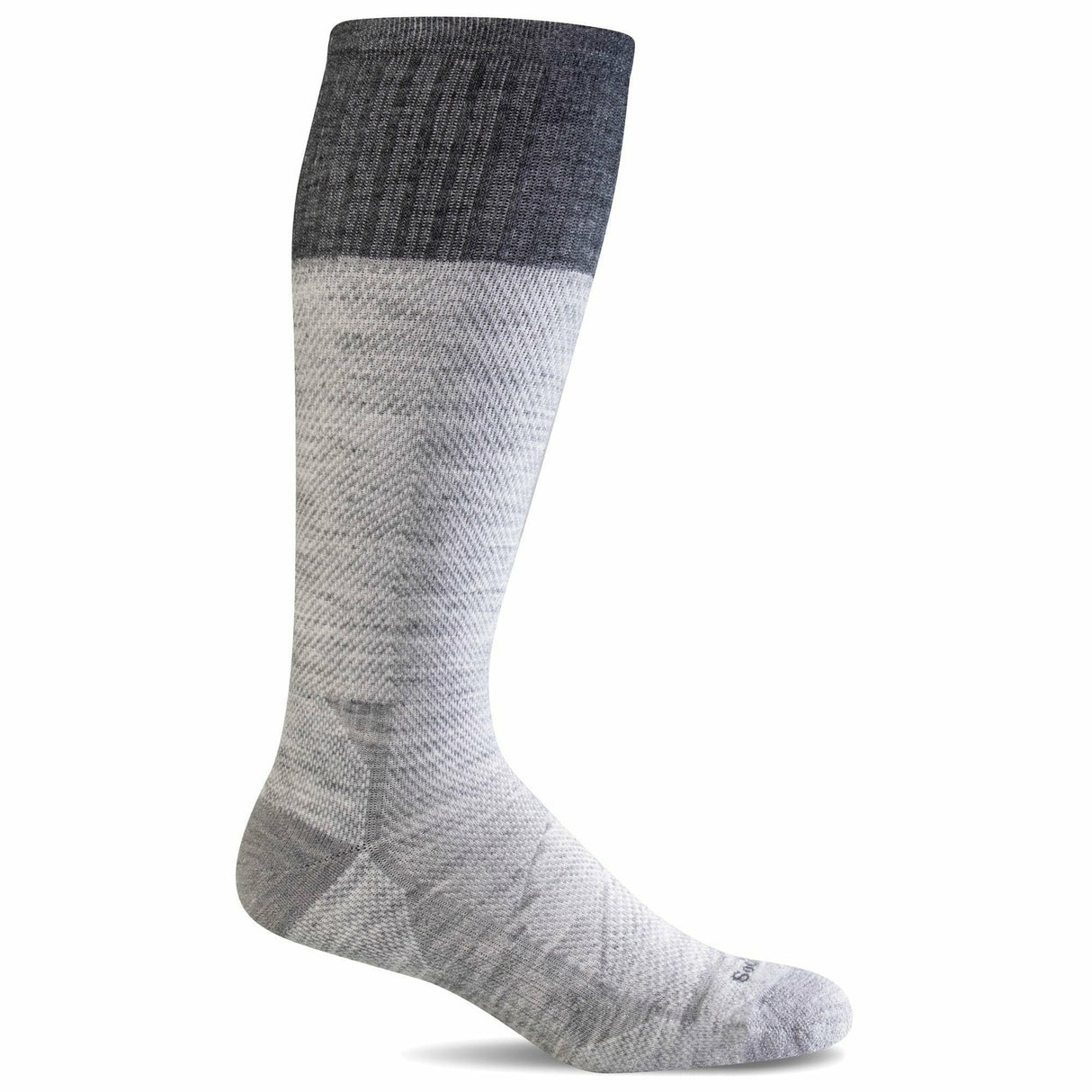 Sockwell Mens Elevate OTC Moderate Compression Socks  -  Medium/Large / Light Gray