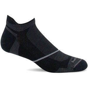 Sockwell Mens Pulse Firm Compression Micro Socks  -  Medium/Large / Black