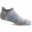 Sockwell Womens Pulse Firm Compression Micro Socks  -  Small/Medium / Light Gray