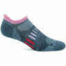 Sockwell Womens Ascend II Moderate Compression Micro Socks  -  Small/Medium / Gray