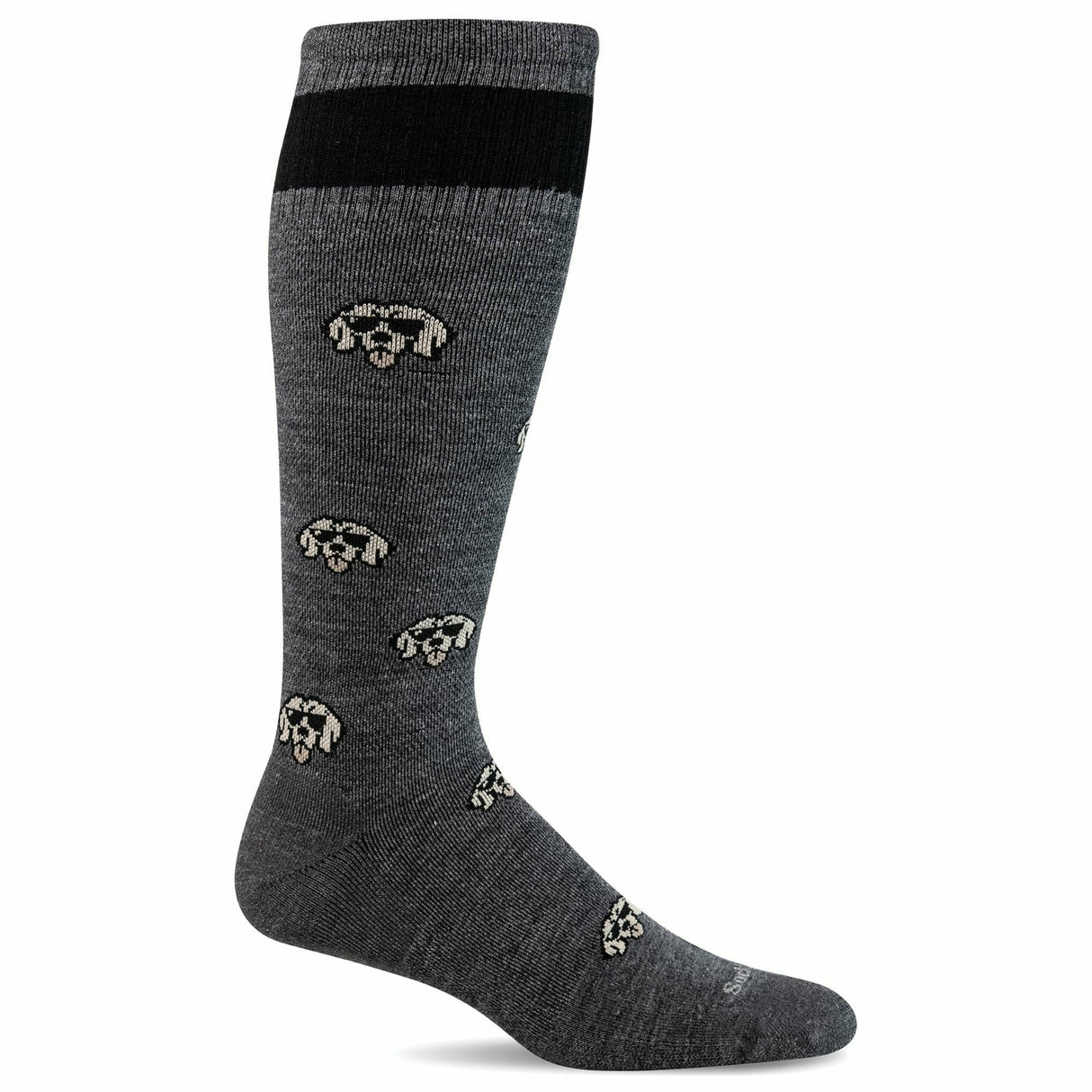 Sockwell Mens Big Dog Moderate Compression OTC Socks  -  Medium/Large / Charcoal