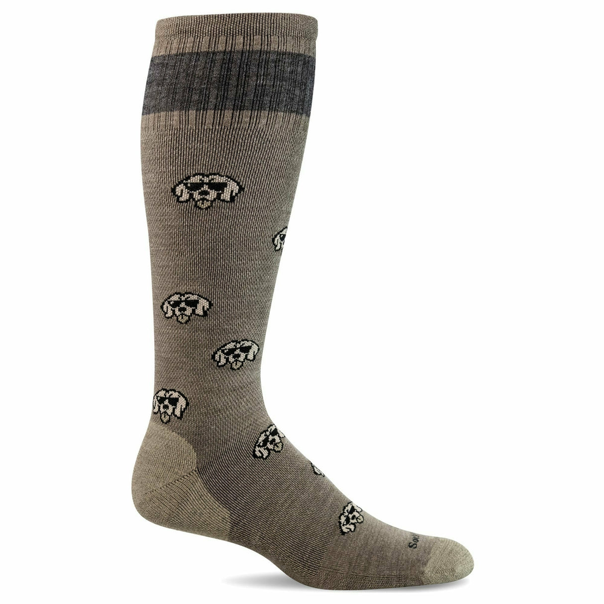 Sockwell Mens Big Dog Moderate Compression OTC Socks  -  Medium/Large / Khaki