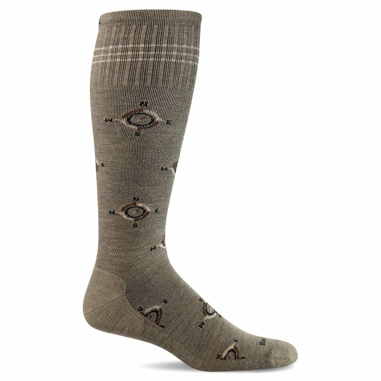 Sockwell Mens The Guide Firm Compression OTC Socks  -  Medium/Large / Khaki