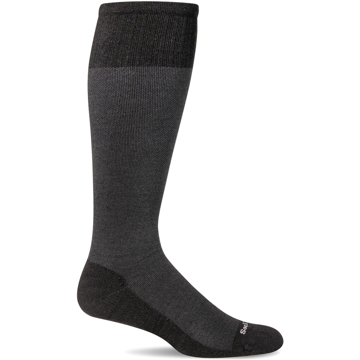 Sockwell Mens The Basic Moderate Compression OTC Socks  -  Medium/Large / Black