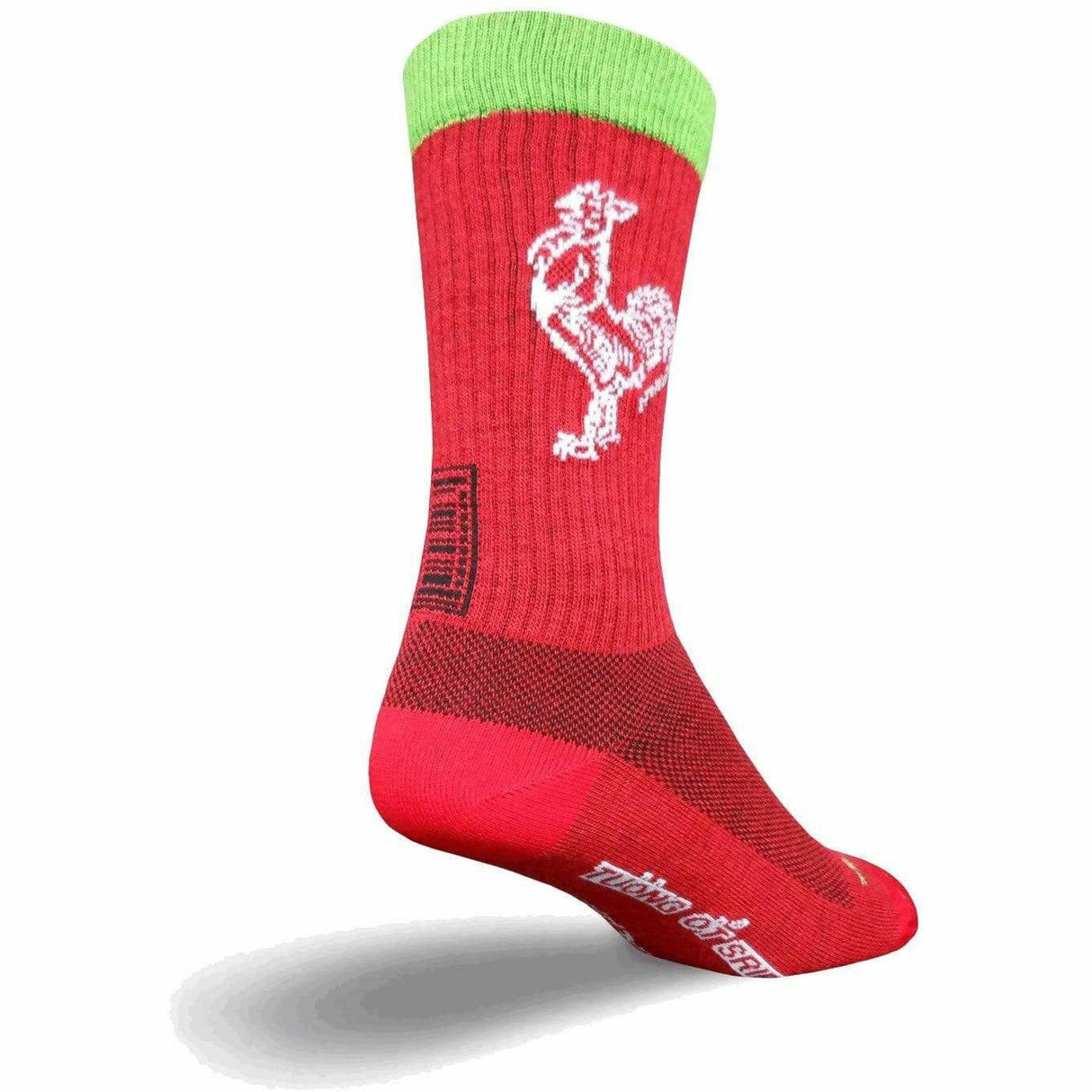 SockGuy Sriracha Performance Crew Socks  -  Small/Medium