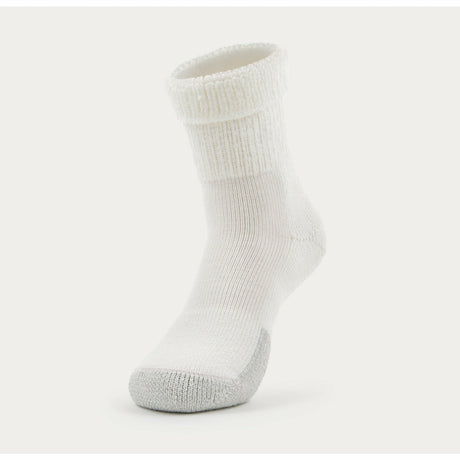 Thorlo Tennis Maximum Cushion Cuff Top Socks  -  Medium / White