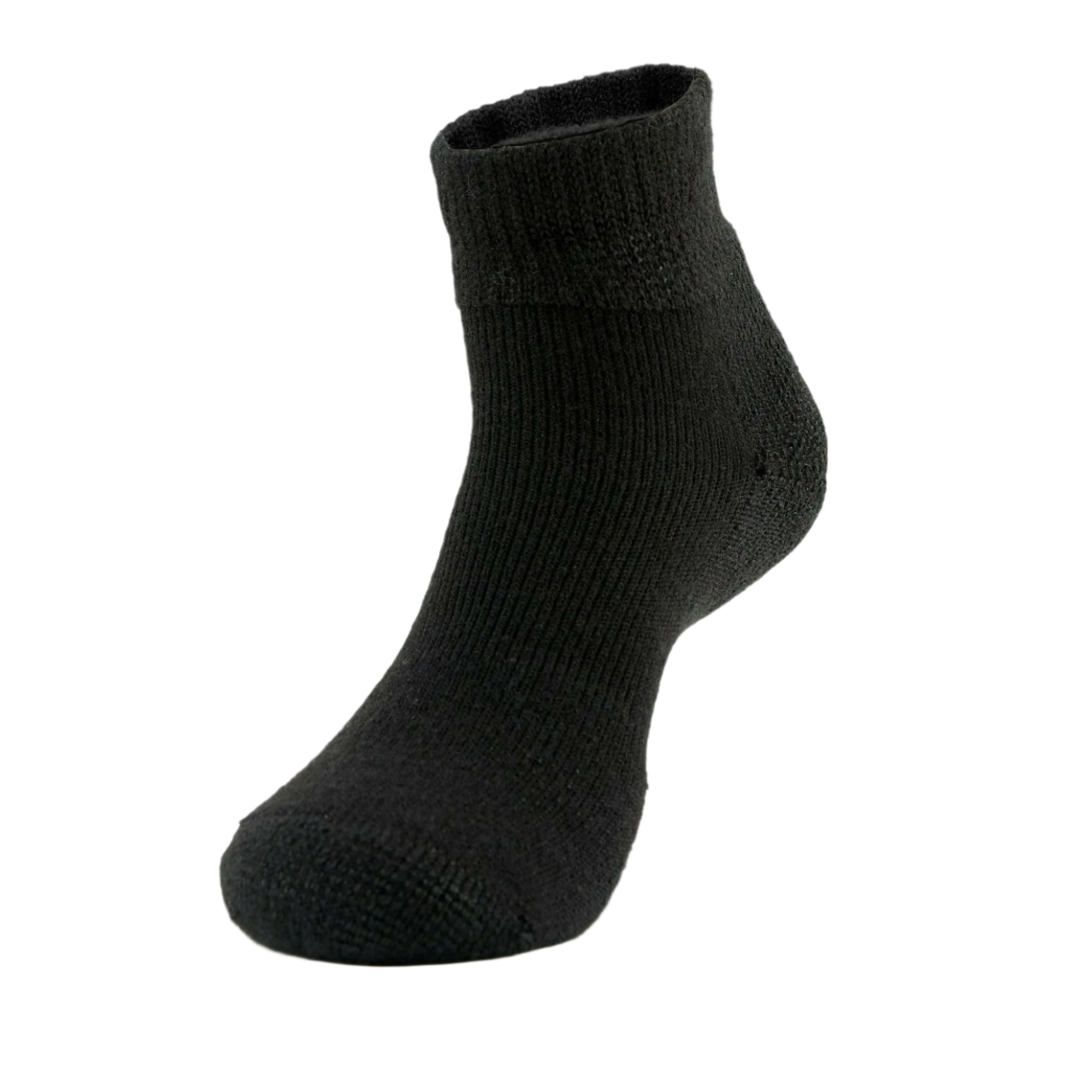 Thorlo Tennis Maximum Cushion Ankle Socks  -  Medium / Black
