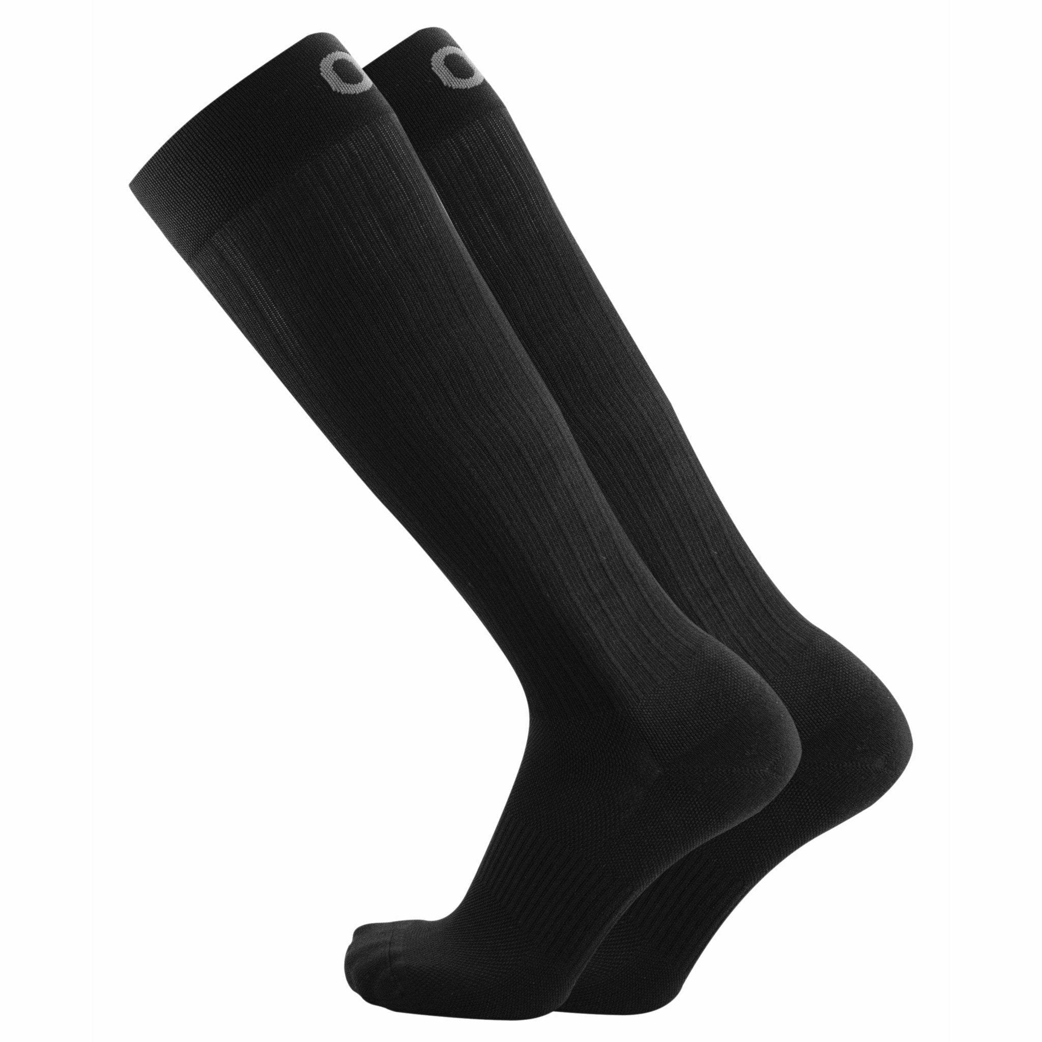 OS1st Travel Compression Over-the-Calf Socks  -  Small / Black