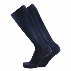 OS1st Travel Compression Over the Calf Socks  -  Small / Navy