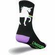 SockGuy Unicorn Express Performance Crew Socks  -  Small/Medium