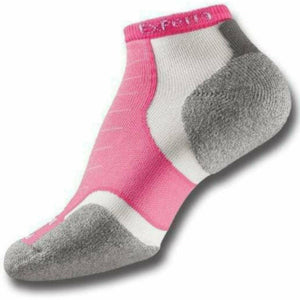 Thorlo Experia TECHFIT Light Cushion Low-Cut Socks  -  Small / Pink / Single Pair