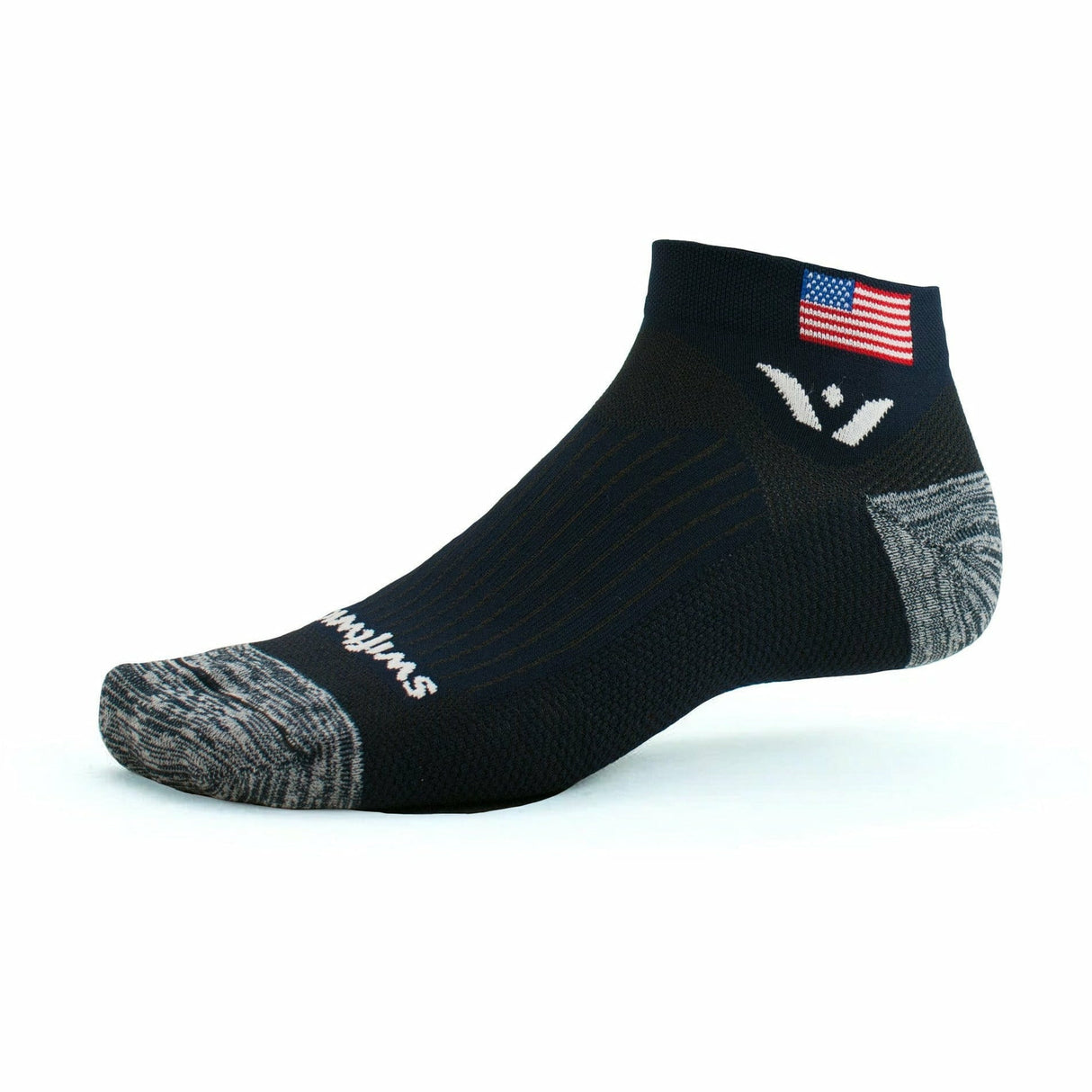 Swiftwick Vision One Flag Socks  -  Small / Navy