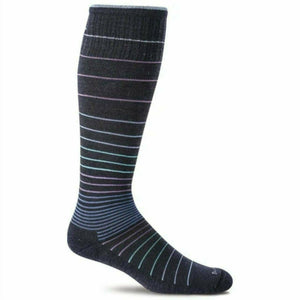 Sockwell Womens Circulator Moderate Compression Knee High Socks  -  Small/Medium / Navy