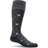 Sockwell Womens Elevation Firm Compression Knee High Socks  -  Small/Medium / Black Multi