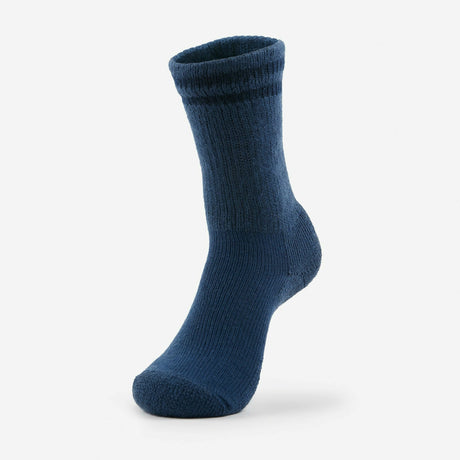 Thorlo Work Moderate Cushion Crew Socks  -  Medium / Postal Blue Strip