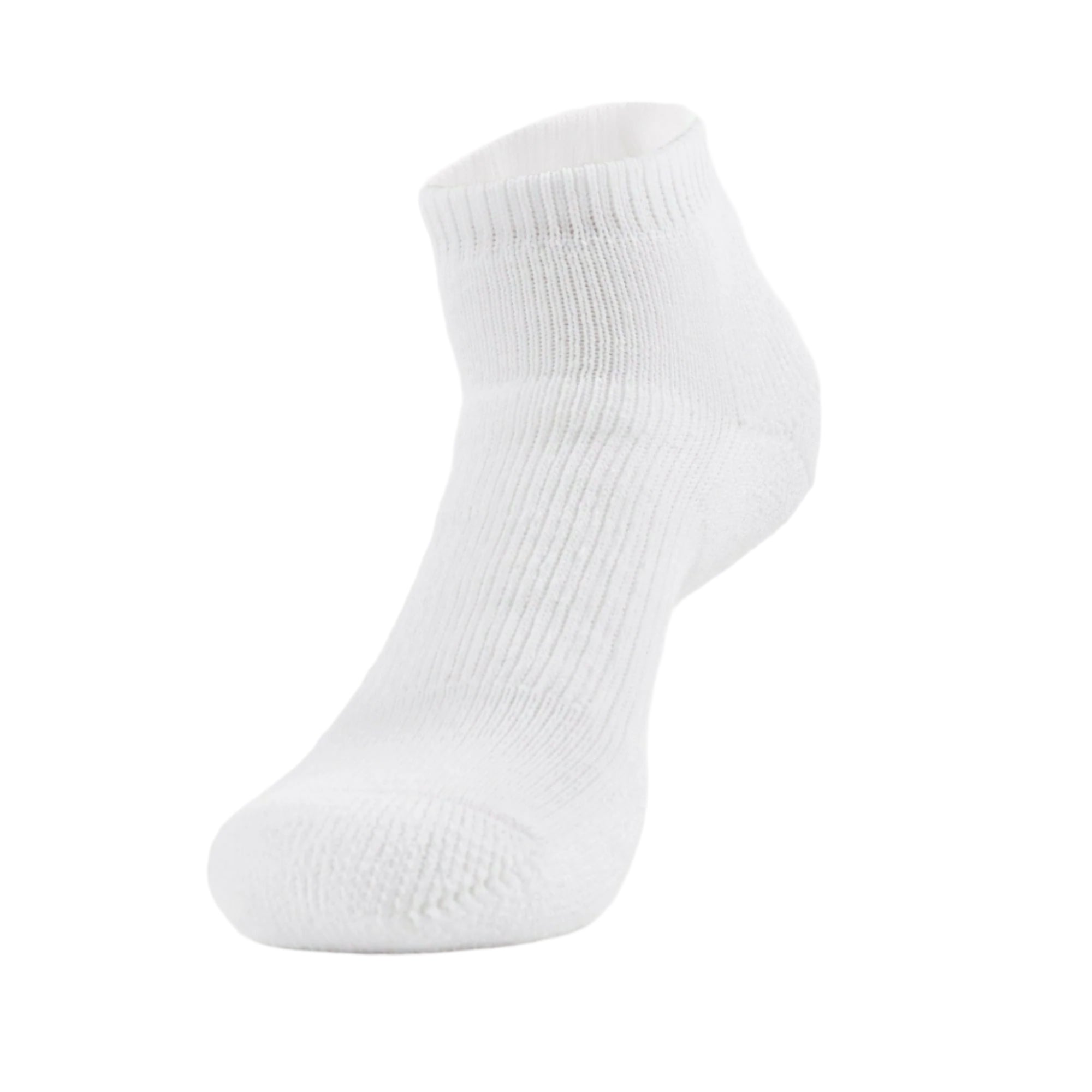 Thorlo Walking Moderate Cushion Low Cut Socks  -  Medium / White