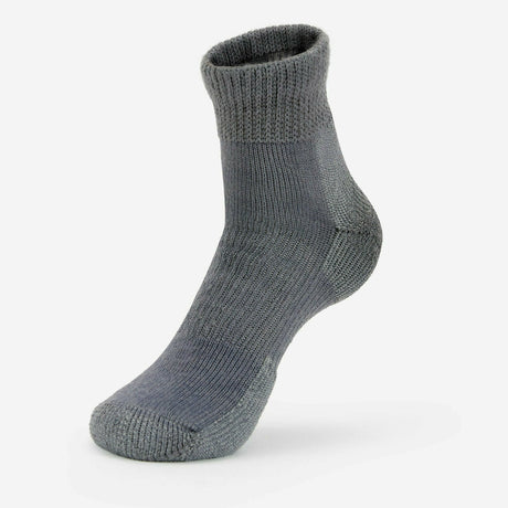 Thorlo Walking Moderate Cushion Mini-Crew Socks  -  Medium / Gray / Single Pair