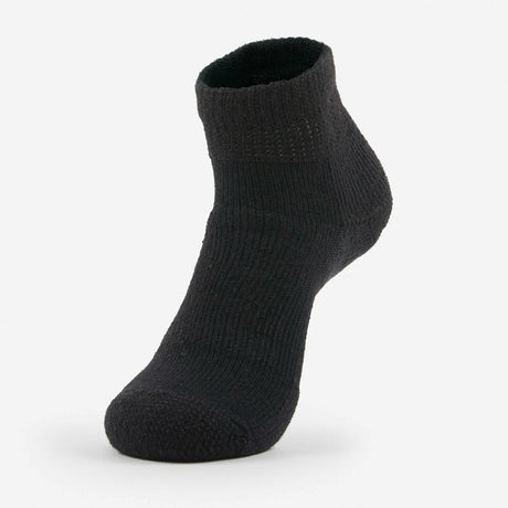 Thorlo Walking Moderate Cushion Mini-Crew Socks  -  Medium / Black / Single Pair