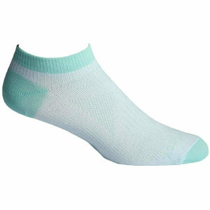 Wrightsock Womens Double-Layer Coolmesh II Lightweight Lo Quarter Socks  -  Small / Lucite