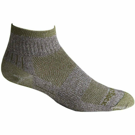 Wrightsock Double-Layer Escape Midweight Quarter Socks  -  Small / Trail Green