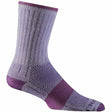 Wrightsock Kids Double-Layer Escape Midweight Crew Socks  -  X-Small / Purple/Plum