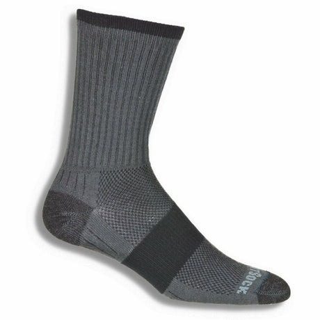 Wrightsock Double-Layer Escape Midweight Crew Socks  -  Small / Ash