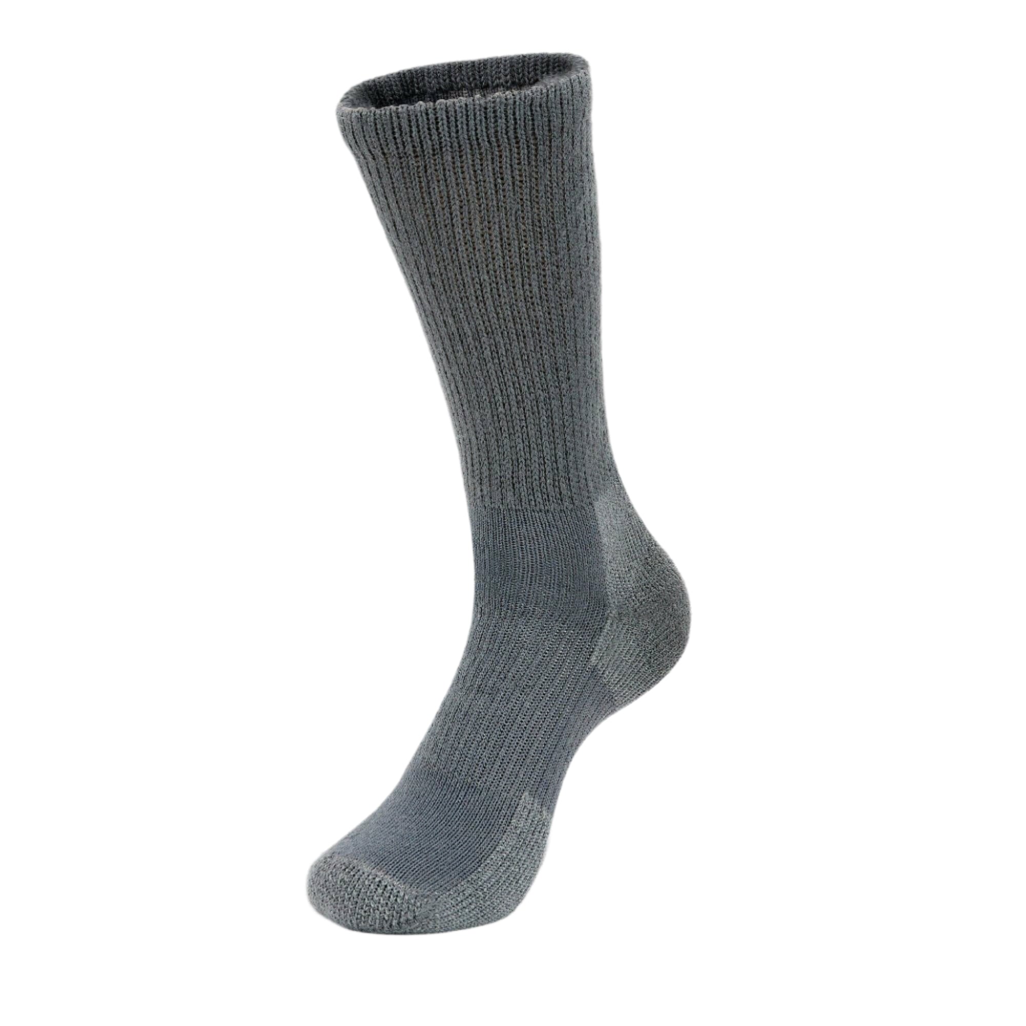 Thorlo Walking Moderate Cushion Crew Socks  -  Medium / Gray