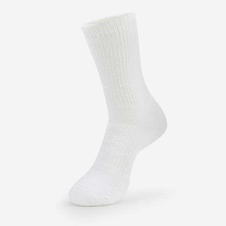 Thorlo Walking Maximum Cushion Crew Socks  -  Small / White / Single Pair