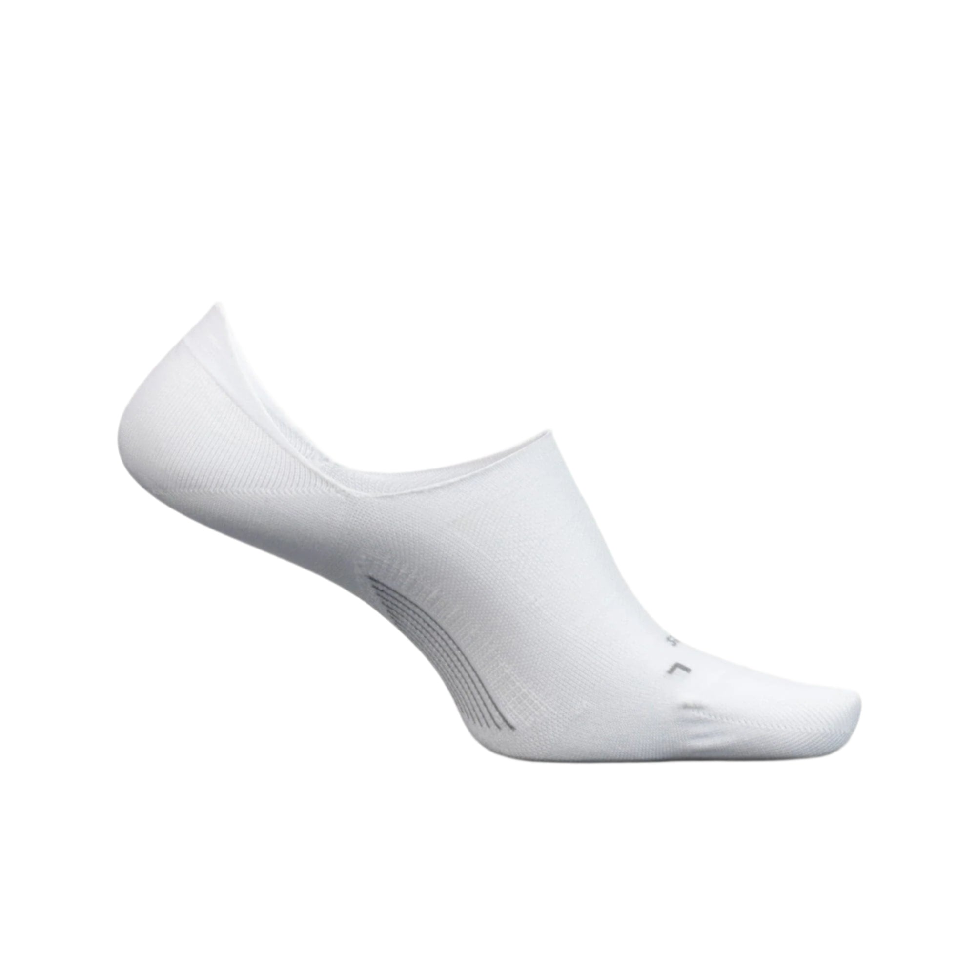 Feetures Elite Ultra Light Invisible Socks  -  Small / White