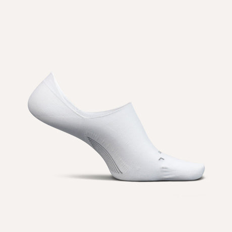 Feetures Elite Ultra Light Invisible Socks  -  Medium / White