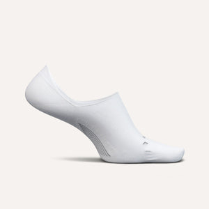 Feetures Elite Ultra Light Invisible Socks  -  Small / White