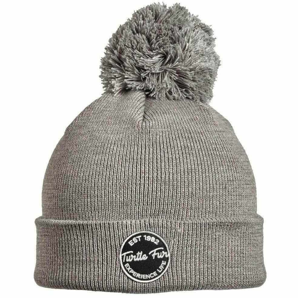 Turtle Fur Winds of Change Pom Beanie  -  One Size Fits Most / Charcoal