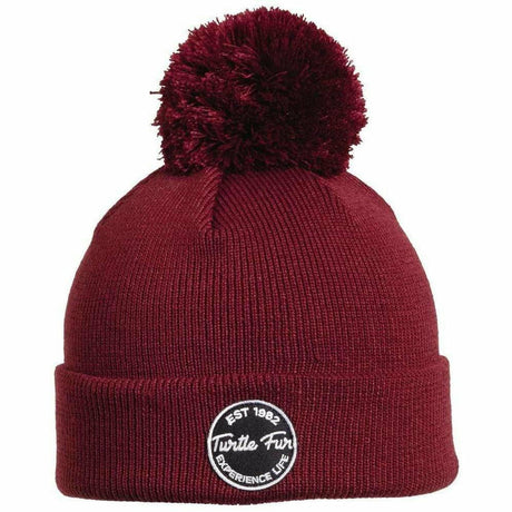 Turtle Fur Winds of Change Pom Beanie  -  One Size Fits Most / Wine