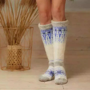 Siberia Spirit Enchanted Icicles Under-the-Knee Socks  - 