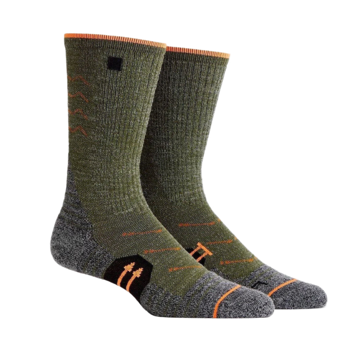 WORN T3 Hike: Mountain Child Socks  -  X-Small / Mountain Child